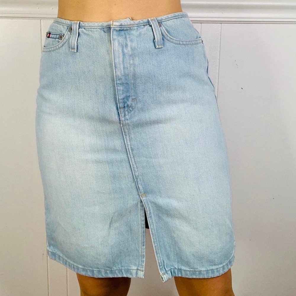 Tommy Hilfiger jeans midi skirt size 4.